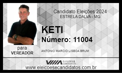 Candidato KETI 2024 - ESTRELA DALVA - Eleições