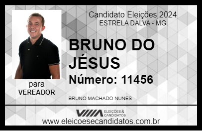 Candidato BRUNO DO JÉSUS 2024 - ESTRELA DALVA - Eleições