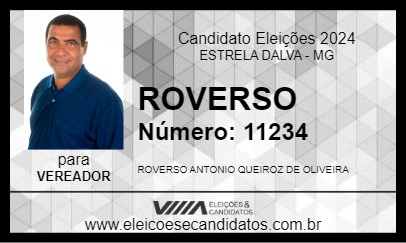 Candidato ROVERSO 2024 - ESTRELA DALVA - Eleições