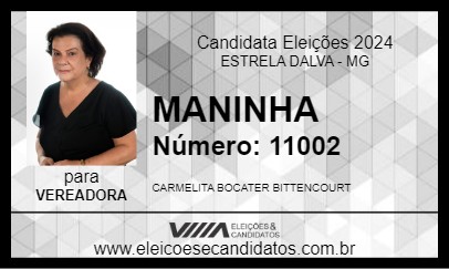 Candidato MANINHA 2024 - ESTRELA DALVA - Eleições