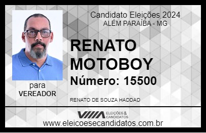 Candidato RENATO MOTOBOY 2024 - ALÉM PARAÍBA - Eleições