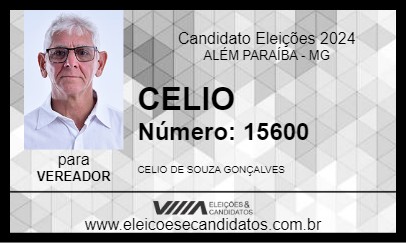 Candidato CELIO 2024 - ALÉM PARAÍBA - Eleições