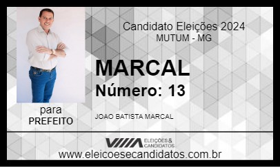 Candidato MARCAL 2024 - MUTUM - Eleições