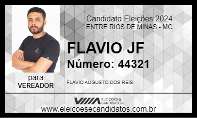 Candidato FLAVIO JF 2024 - ENTRE RIOS DE MINAS - Eleições