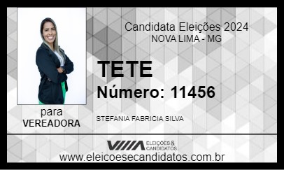 Candidato TETE 2024 - NOVA LIMA - Eleições