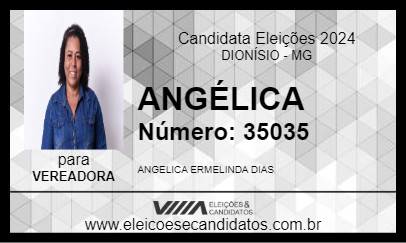 Candidato ANGÉLICA 2024 - DIONÍSIO - Eleições