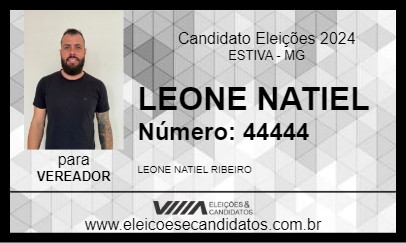 Candidato LEONE NATIEL 2024 - ESTIVA - Eleições