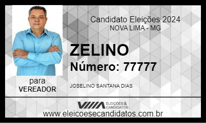 Candidato ZELINO 2024 - NOVA LIMA - Eleições