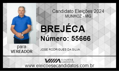 Candidato BREJÉCA 2024 - MUNHOZ - Eleições