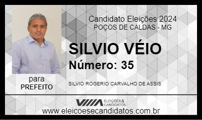 Candidato SILVIO VÉIO 2024 - POÇOS DE CALDAS - Eleições