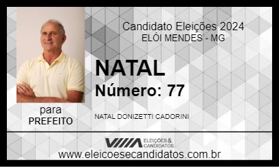 Candidato NATAL 2024 - ELÓI MENDES - Eleições