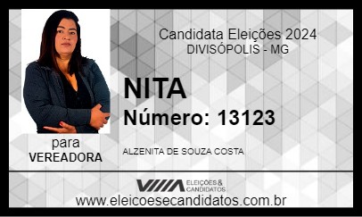 Candidato NITA 2024 - DIVISÓPOLIS - Eleições