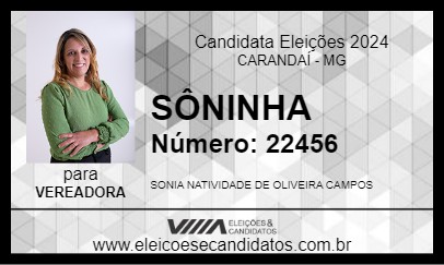 Candidato SÔNINHA 2024 - CARANDAÍ - Eleições