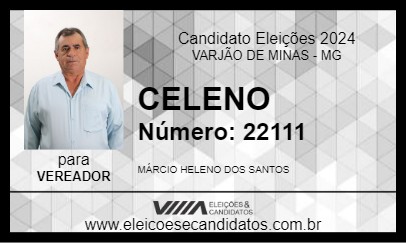 Candidato CELENO 2024 - VARJÃO DE MINAS - Eleições