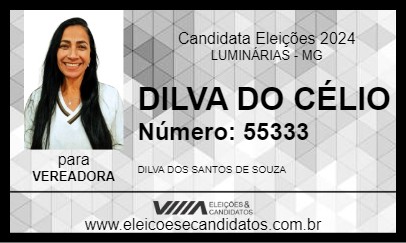 Candidato DILVA DO CÉLIO 2024 - LUMINÁRIAS - Eleições