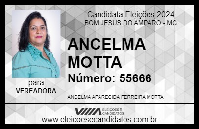 Candidato ANCELMA MOTTA 2024 - BOM JESUS DO AMPARO - Eleições