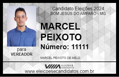 Candidato MARCEL PEIXOTO 2024 - BOM JESUS DO AMPARO - Eleições