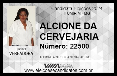 Candidato ALCIONE DA CERVEJARIA 2024 - ITUMIRIM - Eleições