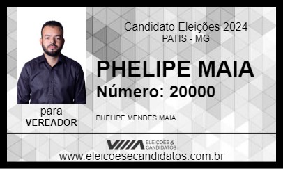 Candidato PHELIPE MAIA 2024 - PATIS - Eleições