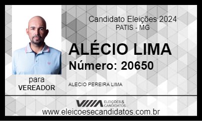 Candidato ALÉCIO LIMA 2024 - PATIS - Eleições