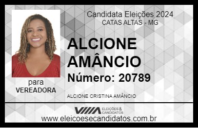 Candidato ALCIONE AMÂNCIO 2024 - CATAS ALTAS - Eleições