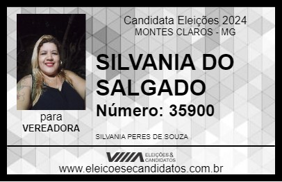 Candidato SILVANIA DO SALGADO 2024 - MONTES CLAROS - Eleições