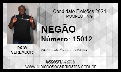 Candidato NEGÃO 2024 - POMPÉU - Eleições