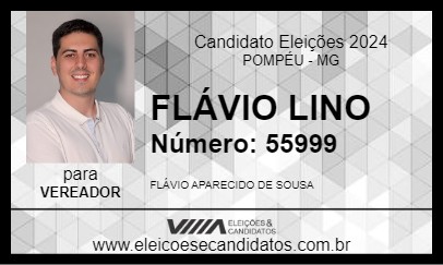 Candidato FLÁVIO LINO 2024 - POMPÉU - Eleições