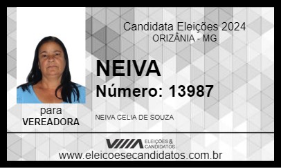 Candidato NEIVA 2024 - ORIZÂNIA - Eleições