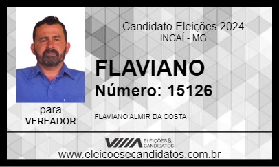 Candidato FLAVIANO 2024 - INGAÍ - Eleições