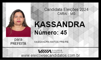 Candidato KASSANDRA 2024 - CARAÍ - Eleições