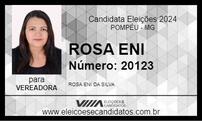 Candidato ROSA ENI 2024 - POMPÉU - Eleições