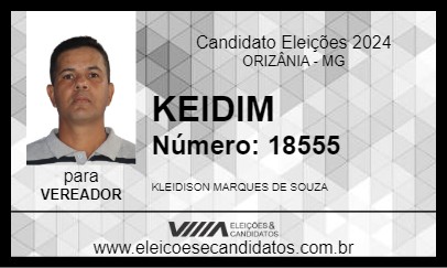 Candidato KEIDIM 2024 - ORIZÂNIA - Eleições