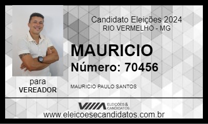 Candidato MAURICIO 2024 - RIO VERMELHO - Eleições