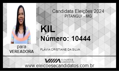 Candidato KIL 2024 - PITANGUI - Eleições