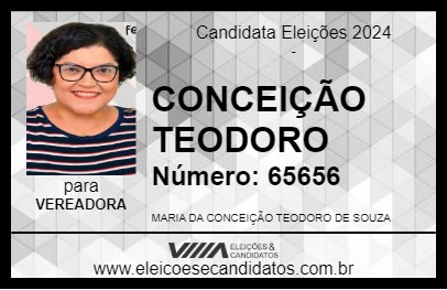 Candidato CONCEIÇÃO TEODORO 2024 - TEÓFILO OTONI - Eleições