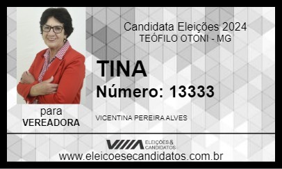 Candidato TINA 2024 - TEÓFILO OTONI - Eleições