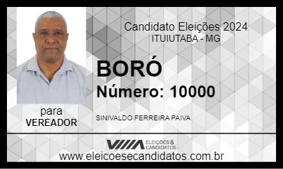 Candidato BORÓ 2024 - ITUIUTABA - Eleições