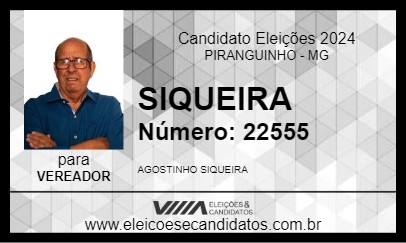 Candidato SIQUEIRA 2024 - PIRANGUINHO - Eleições