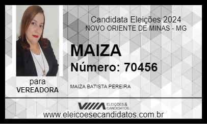 Candidato MAIZA 2024 - NOVO ORIENTE DE MINAS - Eleições