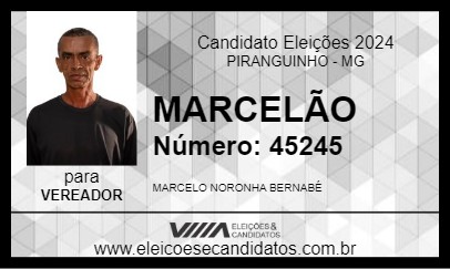 Candidato MARCELÃO 2024 - PIRANGUINHO - Eleições