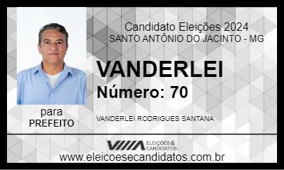 Candidato VANDERLEI 2024 - SANTO ANTÔNIO DO JACINTO - Eleições