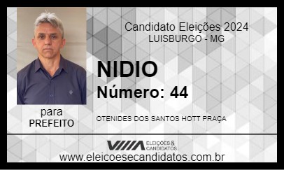 Candidato NIDIO 2024 - LUISBURGO - Eleições