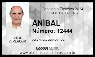 Candidato ANÍBAL 2024 - TEÓFILO OTONI - Eleições