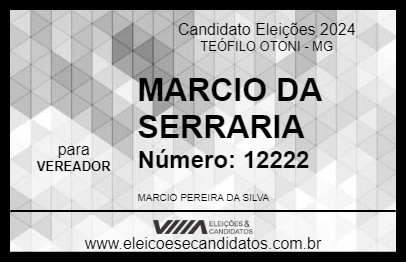 Candidato MARCINHO DA SERRARIA 2024 - TEÓFILO OTONI - Eleições