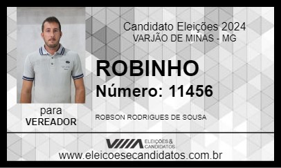 Candidato ROBINHO 2024 - VARJÃO DE MINAS - Eleições