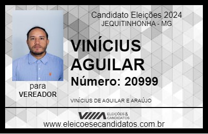 Candidato VINÍCIUS AGUILAR 2024 - JEQUITINHONHA - Eleições