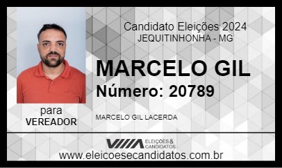 Candidato MARCELO GIL 2024 - JEQUITINHONHA - Eleições