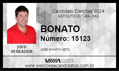 Candidato BONATO 2024 - ASTOLFO DUTRA - Eleições