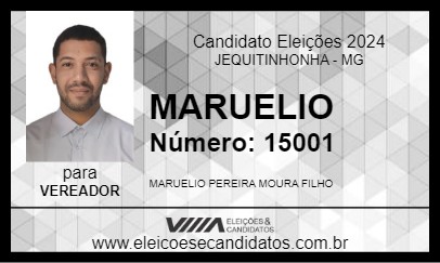 Candidato MARUELIO 2024 - JEQUITINHONHA - Eleições